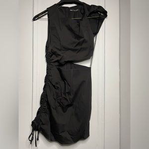 ZARA- Cut out ruched dress